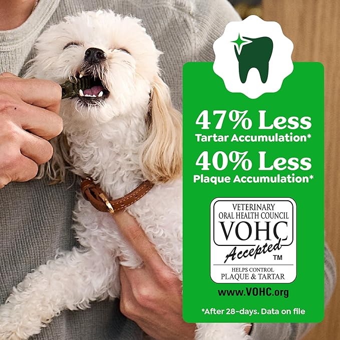 Greenies Veterinarian-Recommended Adult Natural Dental Dog Treats Teenie Size, Dog Dental Chews, Original Flavor, 54 oz. Pack, 192 Count