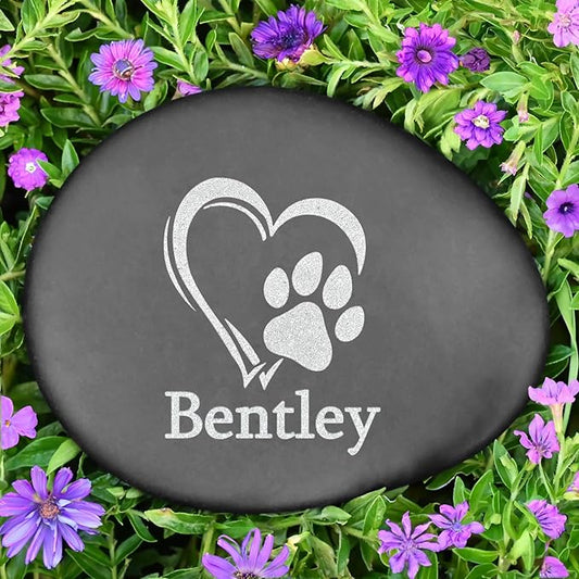Pet Memorial Stones - Pet Sympathy Gifts for Dogs - Cat Memorial Gifts for Loss of Cats - Loss of Dog Sympathy Gift - Cat Remembrance Gift - Dog Bereavement Present