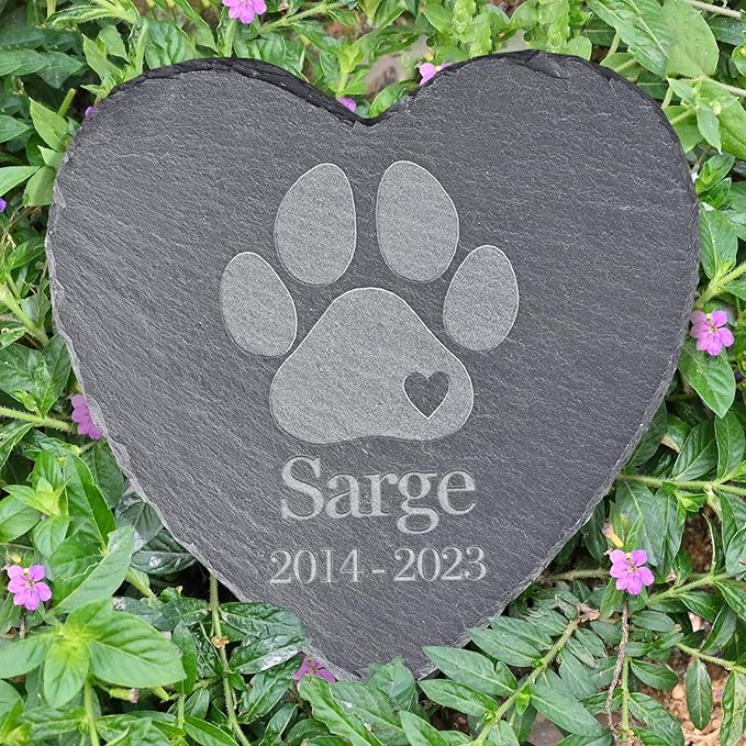 Pet Memorial Stones for Loss of Dog, Personalized Pet Memorial Gifts, Dog Sympathy Gifts, Loss of Cat Remembrance Gifts, Personalized Pet Headstone, Pet Grave Markers