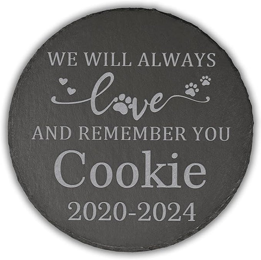 Pet Memorial Gift, Pet Memorial Stone, Sympathy Gift, Personalized Pet Memorial, Memorial Gift, Dog Memorial, Cat Memorial, Memorial Stone - Always Love and Remember You