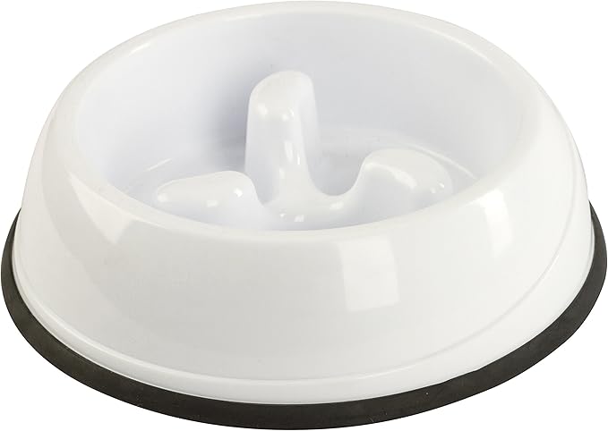 Kerbl Anti-Dribble Plastic Bowl, 1000 ml, White
