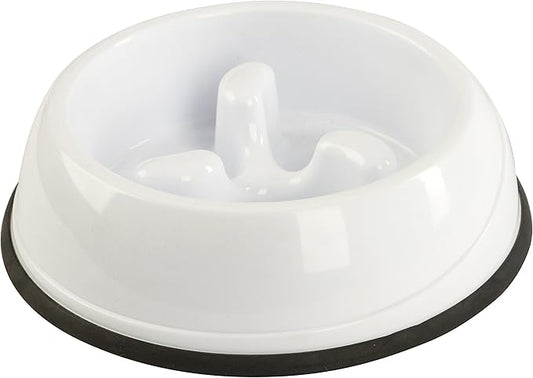 Kerbl Anti-Dribble Plastic Bowl, 1000 ml, White