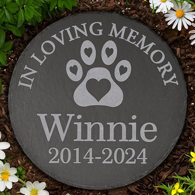 Pet Memorial Gift, Pet Memorial Stone, Sympathy Gift, Personalized Pet Memorial, Memorial Gift, Dog Memorial, Cat Memorial, Memorial Stone - in Loving Memory