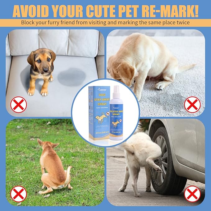 8 Oz Family-Safe Formula for Home Use, Dog-Friendly Spray to Curb Indoor Marking and Maintain a Clean Home