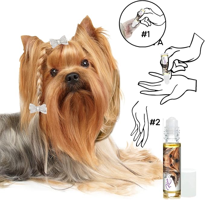 The Blissful Dog Yorkshire Terrier Relax Roll-ON Aromatherapy for Dogs - Anxiety Relief for Dogs