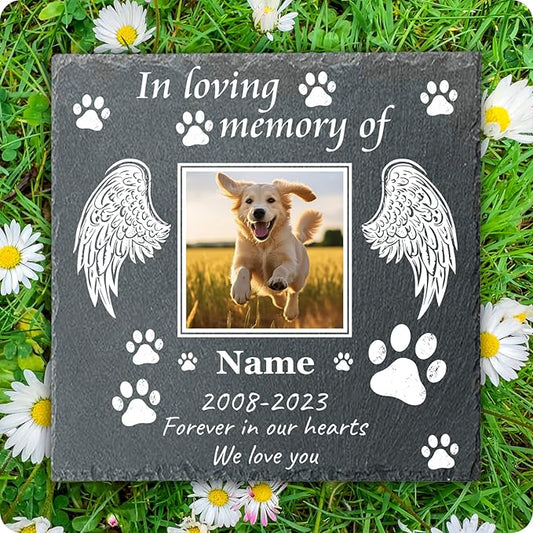 Memorial Gifts for Loss of Dog Custom Dog Memorial Stone, Pet Memorial Gifts, Pet Memorial Stones, Cemetery Decorations for Graves, Cat Memorial Gifts