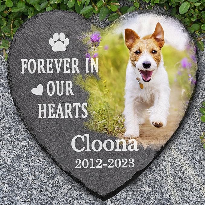 Pet Memorial Gifts, Personalized Dog Memorial Stone, Loss of Dog Sympathy Gifts, Dog Grave Stone, Pet Bereavement Gifts, Remembrance Gifts for Loss of Pet, Pet Memorial Stones