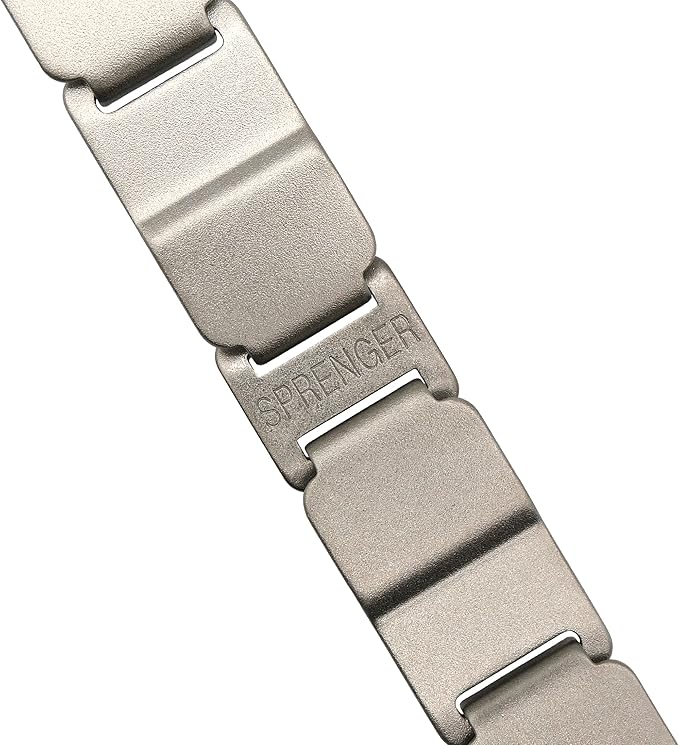 Herm Sprenger NeckTech Sport Matt Stainless Steel Dog Prong Collar with ClicLock Buckle and D-Ring No-Pull Pinch Collar for Small Medium Large Dogs Made in Germany (19in (48cm))