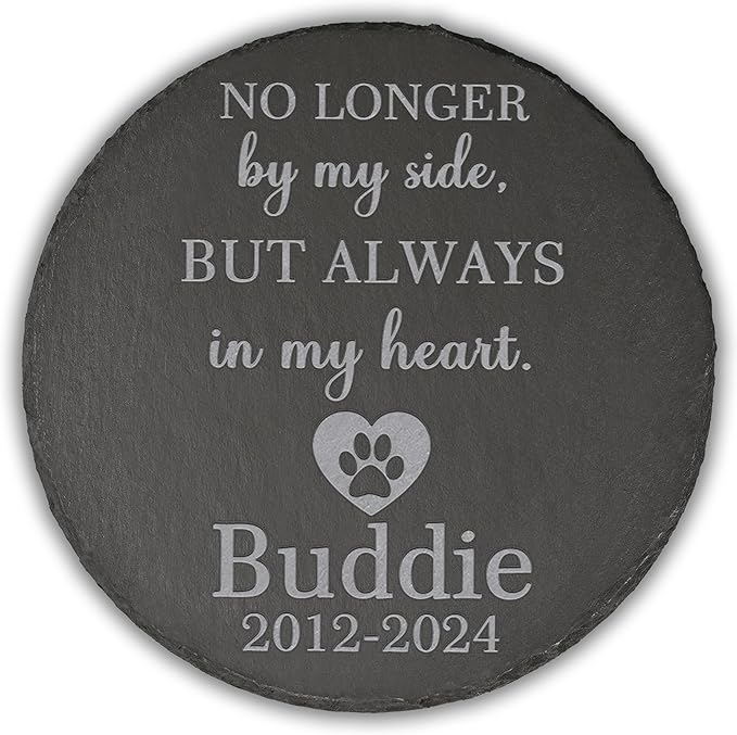 Pet Memorial Gift, Pet Memorial Stone, Sympathy Gift, Personalized Pet Memorial, Memorial Gift, Dog Memorial, Cat Memorial, Memorial Stone - Always in My Heart