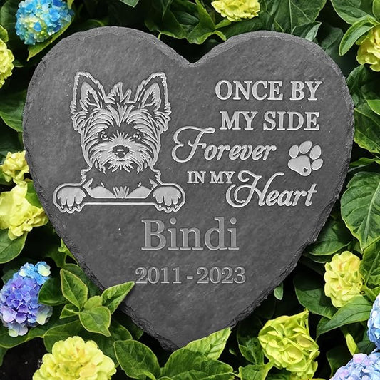 Yorkshire Terrier Memorial Gifts, Yorkshire Terrier Memorial Stone, Yorkshire Terrier Keepsake, in Loving Memory Yorkshire Terrier