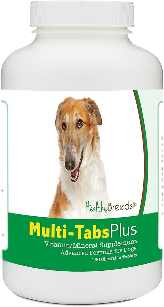 Healthy Breeds Borzois Multi-Tabs Plus Chewable Tablets 180 Count