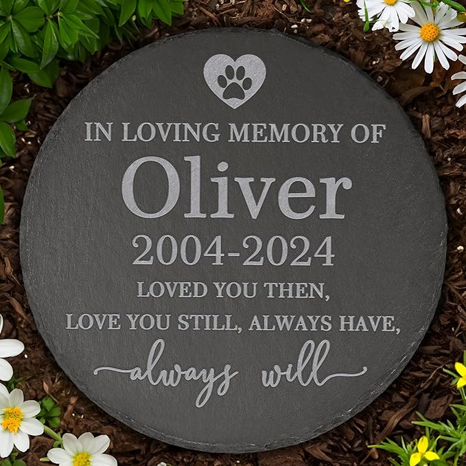 Pet Memorial Gift, Pet Memorial Stone, Sympathy Gift, Personalized Pet Memorial, Memorial Gift, Dog Memorial, Cat Memorial, Memorial Stone - Always Have, Always Will