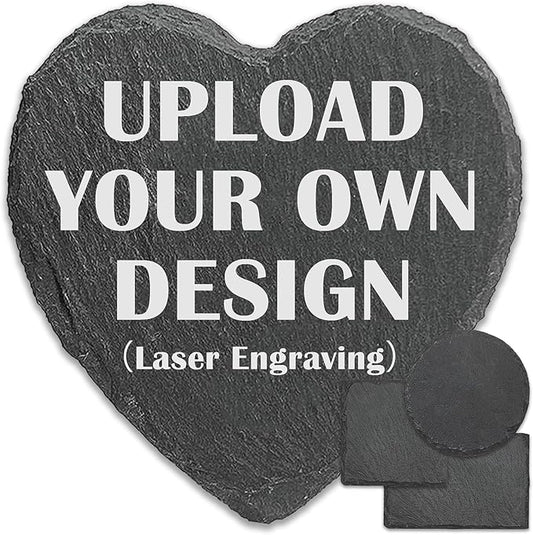 ubjva Dog Memorial Stone Dog Memorial Gifts for Loss of Dog Pet Garden Stone for Indoor Outdoor Lawn Backyard Cemetery Decorations -Own Design(Laser Engraving)