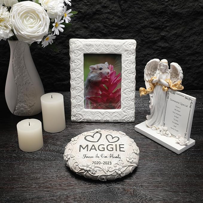 Personalized Gerbil Memorial Stone, Pet Grave Marker Gerbil, Gerbil Headstone, Gerbil Tombstone, Gerbil Gravestone, Gerbil Memorial Gifts