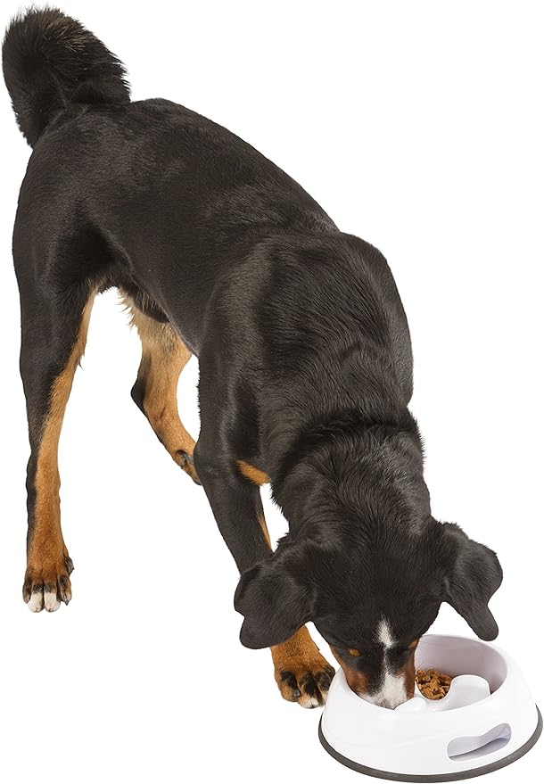 Kerbl Anti-Dribble Plastic Bowl, 1000 ml, White