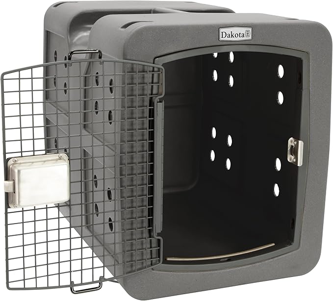 dakota283 Medium Kennel -Frame Door- Dark Granite