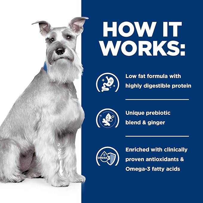 Hill's Prescription Diet i/d Low Fat Digestive Care Rice, Vegetable & Chicken Stew Wet Dog Food, Veterinary Diet, 5.5 oz. Cans, 24-Pack