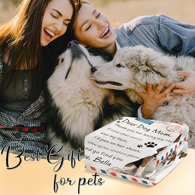Generic Personalized Pet Memorial Throw Blanket, Custom Dog Cat Photo & Name, Customized Pet Memorial Gifts, Remembrance Gift for Dog Mom Dad