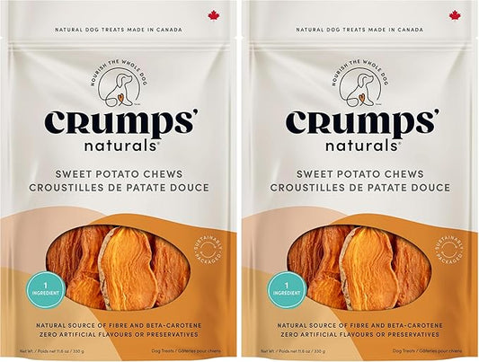 Crumps’ Naturals Sweet Potato for Pets,11.6-Ounce,(Pack of 2)