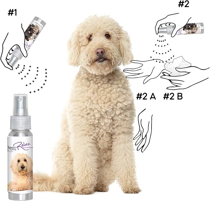 The Blissful Dog Golden doodle Relax Dog Aromatherapy Spray for Your Dog's Anxiety