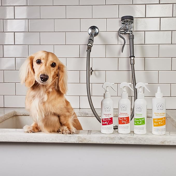 Dr. Sniff Easy Groom Detangling Mist - Hydrating Pet Coat Spray for Dogs & Cats, Mat & Tangle Free, Made in USA, 7.1oz