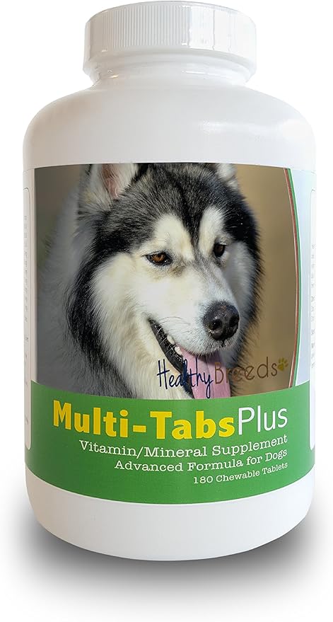 Healthy Breeds Siberian Husky Multi-Tabs Plus Chewable Tablets 180 Count