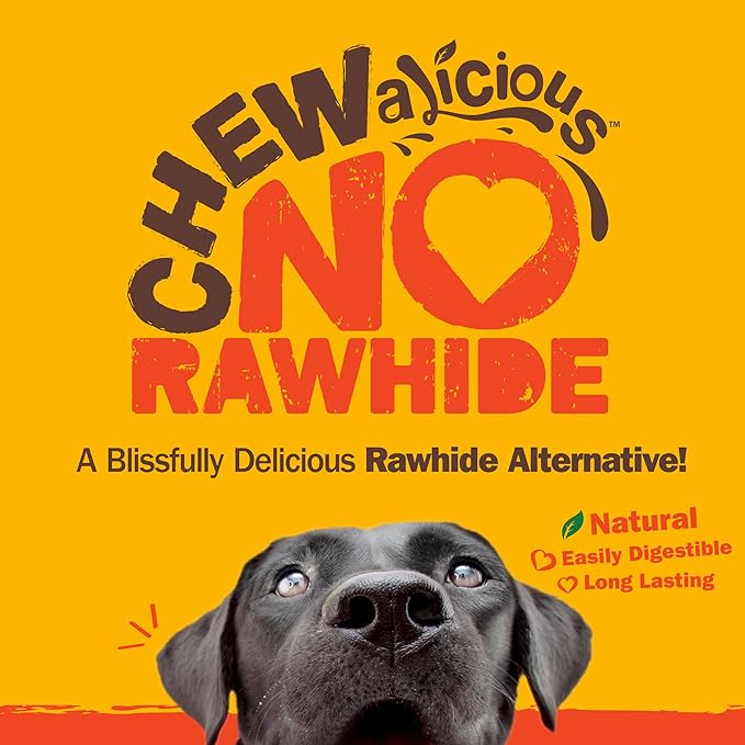 Cadet Chewalicious Chewy 'N Crunchy Spiral Dog Treats, Limited Ingredient, Rawhide-Free, Long-Lasting Chews for Dogs Made with Real Chicken, 8 Count, Pack of 1
