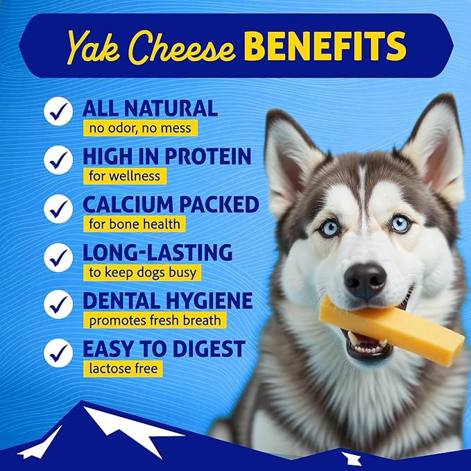 Himalayan Chew Original Yak Cheese Chew, Bacon, 3 Small Sticks, 1.1 oz, Gluten Free, Healthy Treats, Grain & Lactose Free 100% Natural, Long Lasting Chews for s Under 15 lbs