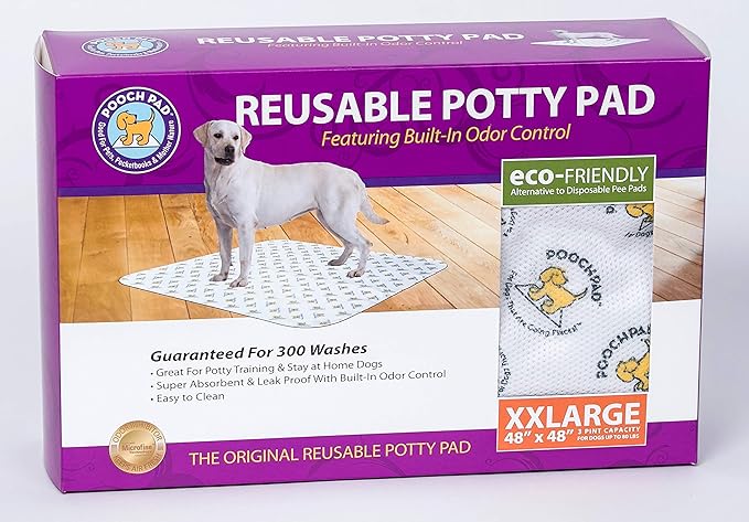 PoochPad Original Washable, Reusable Potty Pad (XX-Large) - Unmatched Odor Control, Leakproof Puppy Training Pee Pad