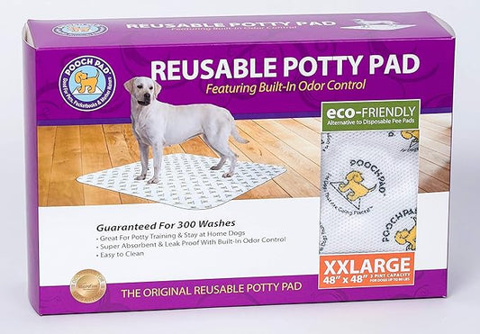 PoochPad Original Washable, Reusable Potty Pad (XX-Large) - Unmatched Odor Control, Leakproof Puppy Training Pee Pad