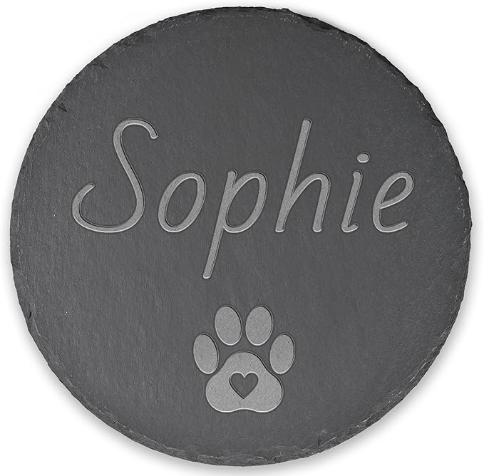 Pet Memorial Gift, Pet Memorial Stone, Sympathy Gift, Personalized Pet Memorial, Memorial Gift, Dog Memorial, Cat Memorial, Memorial Stone - Pet Paw Print