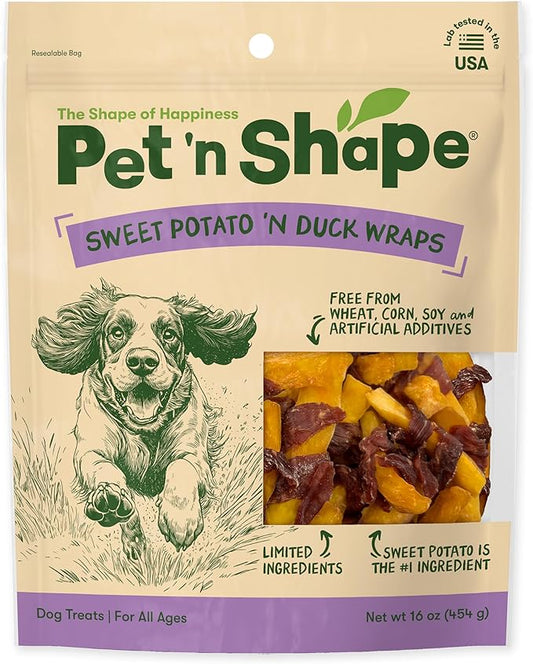 Pet 'n Shape Sweet Potato Chews Jerky Dog Treats - 16 Ounce