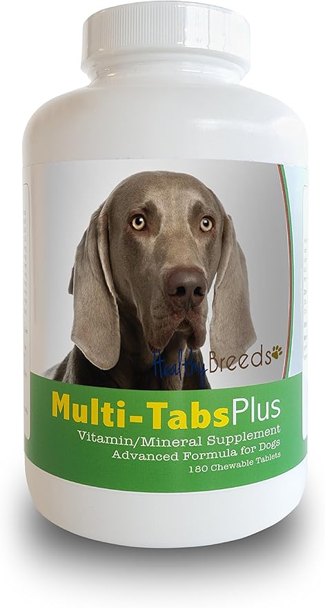 Healthy Breeds Weimaraner Multi-Tabs Plus Chewable Tablets 180 Count