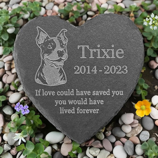 American Staffordshire Terrier Memorial Gifts, American Staffordshire Terrier Stone, American Staffordshire Terrier Memorial Stone, American Staffordshire Terrier Keepsake Memorial