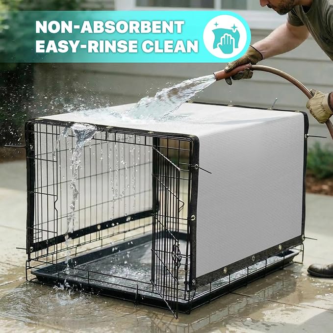 Royal Shade 6' x 30' White Custom Size 90% Shade Cloth Dog Kennel Shade Mesh Tarp Sunblock with Grommets for Dog Kennel Cover, Fence Privacy Screen, Greenhouse, Chicken Coop & Pet Playpen.