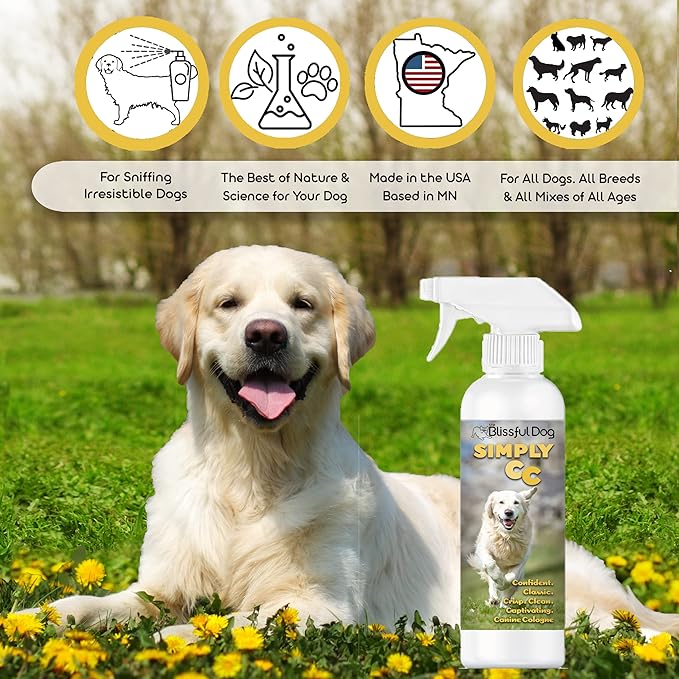 The Blissful Dog Simply CC Dog Cologne, 16 oz.
