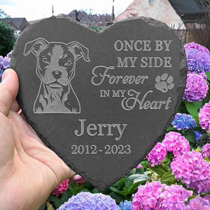 Pit Bull Memorial Gifts, Pit Bull Memorial Stone, Pit Bull Keepsake, in Loving Memory Pit Bull