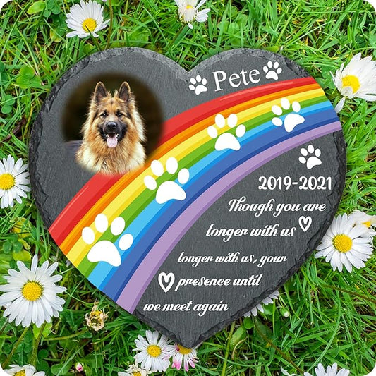 Memorial Gifts for Loss of Dog Custom Dog Memorial Stone, Pet Memorial Gifts, Pet Memorial Stones, Cemetery Decorations for Graves, Cat Memorial Gifts