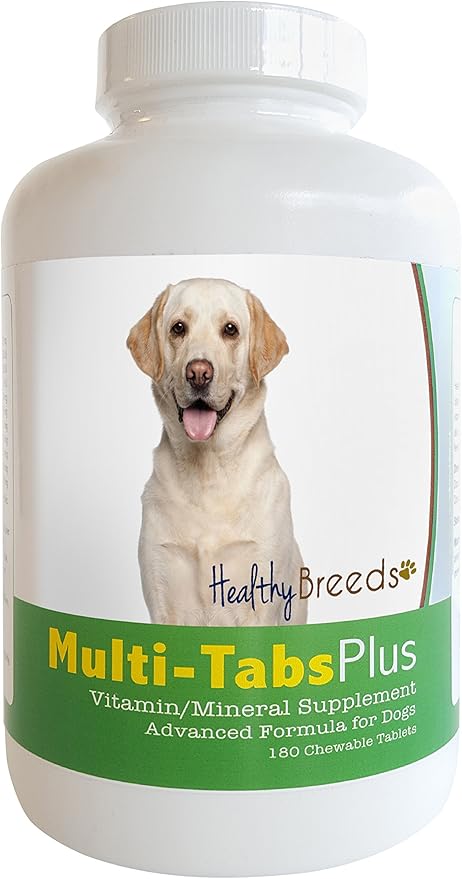 Healthy Breeds Labrador Retriever Multi-Tabs Plus Chewable Tablets 180 Count