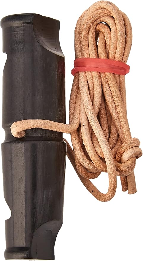 Nobby Buffalo-Horn-Whistle Two Tone, 7 cm
