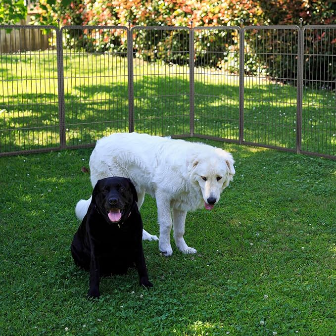 FXW Aster Dog Playpen Designed for Yard, 40inch 32 Panels