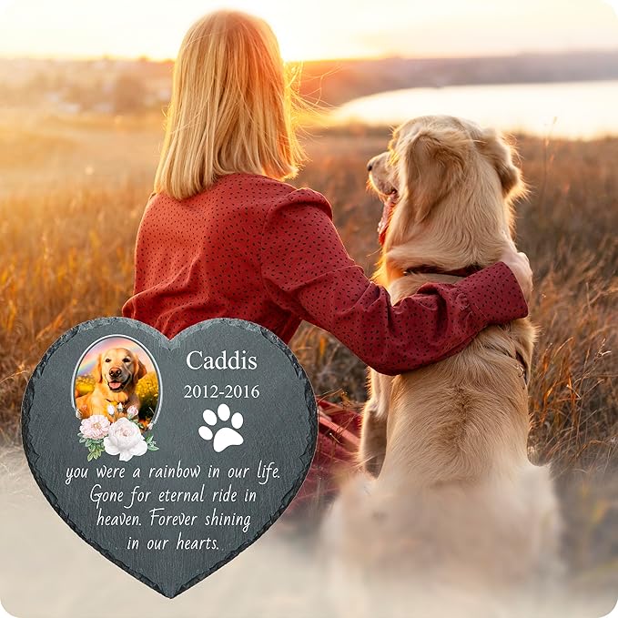 Memorial Gifts for Loss of Dog Custom Dog Memorial Stone, Pet Memorial Gifts, Pet Memorial Stones, Cemetery Decorations for Graves, Cat Memorial Gifts