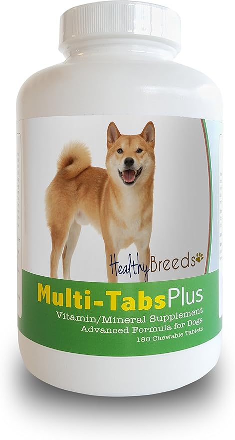 Healthy Breeds Shiba Inu Multi-Tabs Plus Chewable Tablets 180 Count