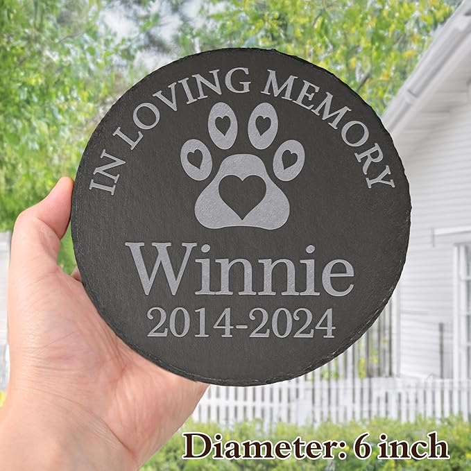 Pet Memorial Gift, Pet Memorial Stone, Sympathy Gift, Personalized Pet Memorial, Memorial Gift, Dog Memorial, Cat Memorial, Memorial Stone - in Loving Memory