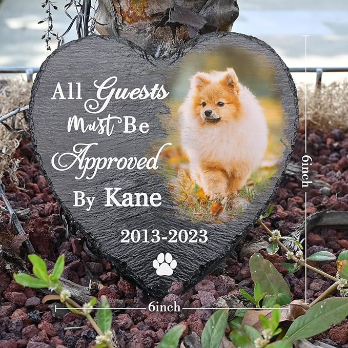Dog Memorial Stones, in Memory of Pet Gifts, Loss of Pet Sympathy Gifts, Memorial Gifts for Loss of Pet, Pet Grave Markers for Dog, Dog Memorial Gifts, Pet Loss Gifts, Dog Remembrance Gift