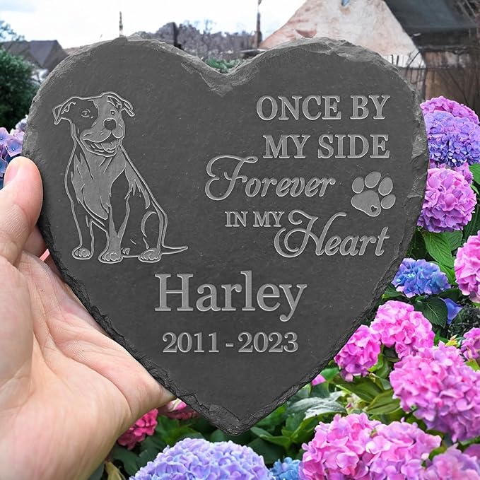 Pit Bull Memorial, Pit Bull Grave Stone, Pit Bull Passed Away, in Memory of Pit Bull