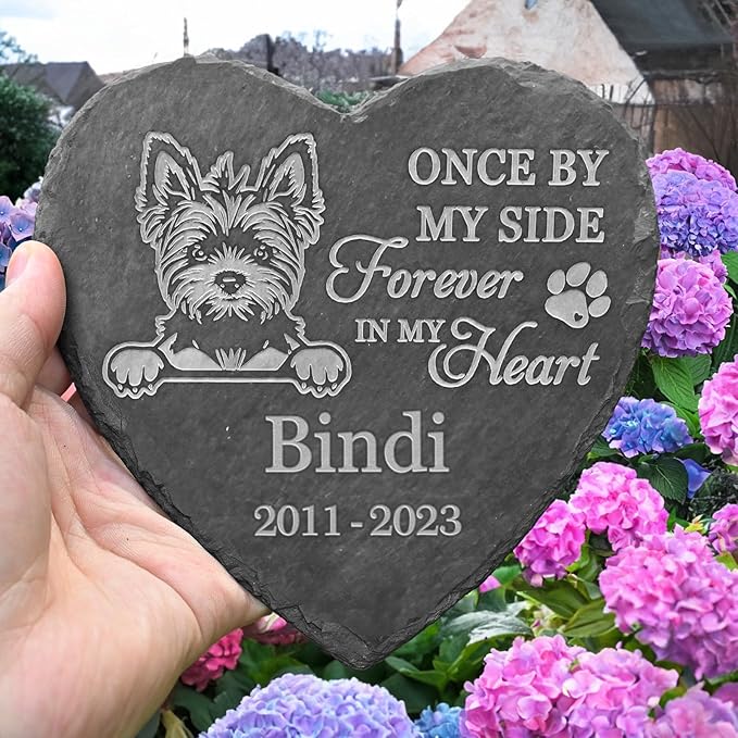Yorkshire Terrier Memorial Gifts, Yorkshire Terrier Memorial Stone, Yorkshire Terrier Keepsake, in Loving Memory Yorkshire Terrier