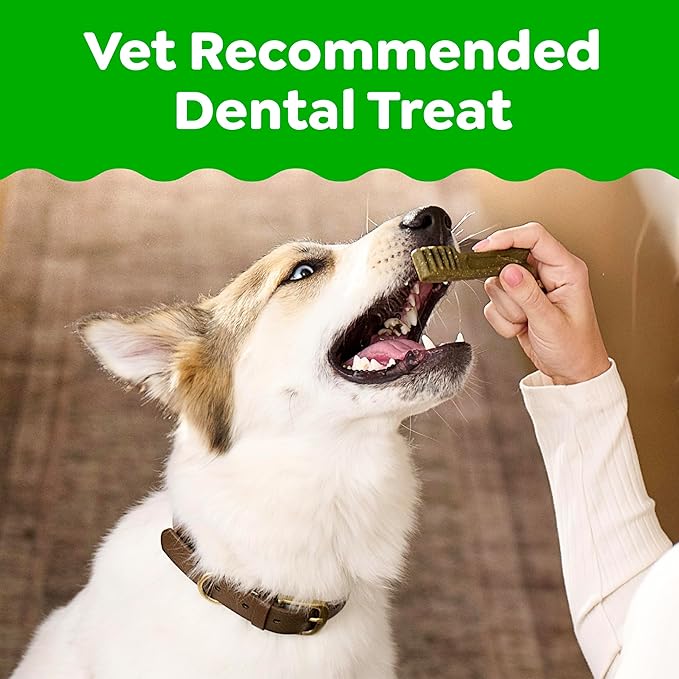 Greenies Dog Treats, Veterinarian-Recommended Natural Dental Dog Treats, Large Size, Variety Pack Flavor, (3) 12 oz. Packs, 24 Count