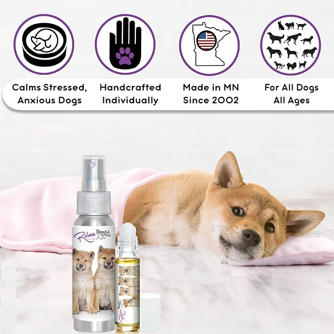 The Blissful Dog Shiba Inu Relax Dog Aromatherapy Spray for Your Dog's Anxiety