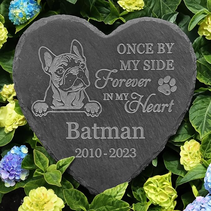 French Bulldog Memorial Gifts, French Bulldog Memorial Stone, French Bulldog Keepsake, in Loving Memory French Bulldog